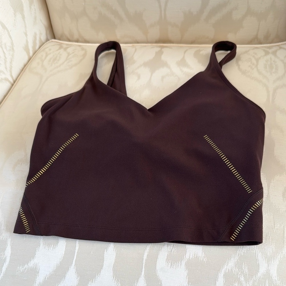 Lululemon Align Gold Edition Espresso top